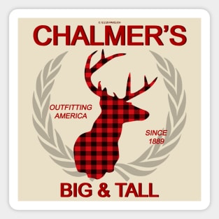 Chalmer's Holiday Ad Magnet